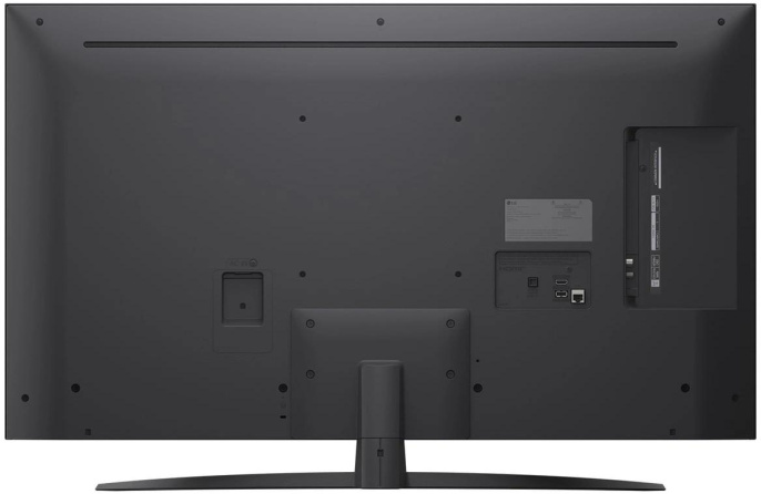 43" Телевизор LG 43NANO81A6A.ARUG NanoCell, 4K Ultra HD, черный, СМАРТ ТВ, WebOS