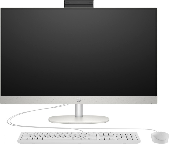 23.8" Моноблок HP 24-cr0012i Full HD, Intel Core i3 N300, 8ГБ DDR4, 512ГБ SSD, FreeDOS белый [b17bjpa]