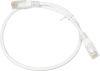 Патч-корд LanMaster вилка RJ-45,  вилка RJ-45,  кат.5E,  ПВХ,  0.5м,  белый [twt-45-45-0.5-wh]