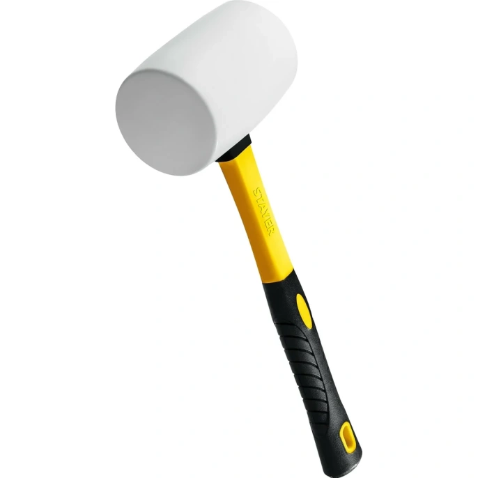 Белая резиновая киянка STAYER 900 г 20533-900