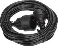 Удлинитель силовой PROCONNECT PROc-Uc, розеток 1шт, 3x0.75 кв.мм, 6A, 10м, ПВС, без катушки, черный [13-4909]