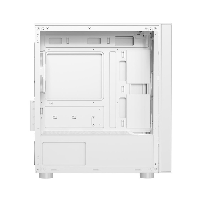 Корпус без блока питания/ Case PCCooler LM300 ARGB WH, Mini-Tower, TG, 1x120mm ARGB, 1xUSB-A 3.0 + 2xUSB-A 2.0, mATX, mITX White