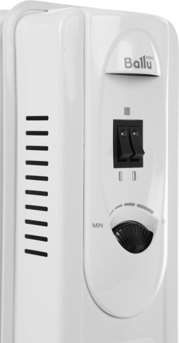 Масляный радиатор Ballu Comfort BOH/CM-05WDN, с терморегулятором, 1000Вт, 5 секций, 3 режима, белый