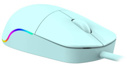 Мышь проводная Defender Azora MB-241, оптическая, USB, 1200dpi, голубой [52243]