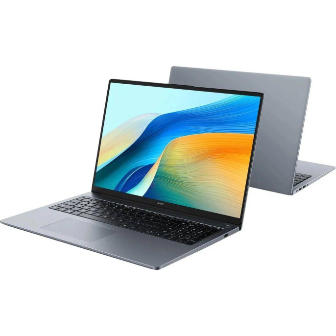 Ноутбук Huawei MateBook D 16 MCLG-X Core i5 13420H 8Gb SSD512Gb Intel UHD Graphics 16" IPS 1920x1200 Windows 11 Home grey space WiFi BT Cam 53014CNC