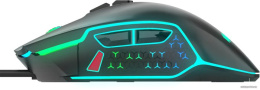 Мышь игровая HIPER DRAKKAR GMUS-3000 Black USB {4000 dpi, 8 кнопок, USB кабель 1.6м, черный}