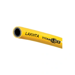 Шланг ПВХ для компрессоров "LAKHTA", желтый, 19 мм, 20 м TITAN LOCK TL019LH_20