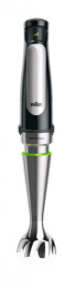 Блендер Braun MQ7035XBI, погружной, черный/серебристый