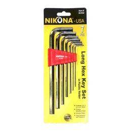 Набор шестигранных ключей NIKONA в футляре, 7шт, 2,5-10мм 04-932