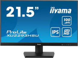21.5" Монитор Iiyama ProLite XU2293HSU-B6, 1920x1080, IPS, 100Гц, 1хHDMI, 1хDP, черный