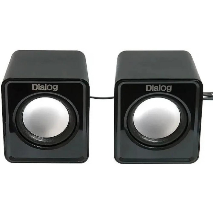 Dialog Colibri AC-02UP BLACK {акустические колонки 2.0, 5W RMS, питание от USB}