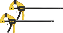 Струбцина DeWalt DWHT0-83158 (максимальная ширина зажима: 300мм, max усилие 600кг, материал изготовления: пластик, сталь, в комплекте 2шт)