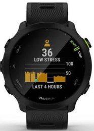 Смарт-часы Garmin Forerunner 55,  42мм,  1.04",  черный