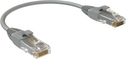 Патч-корд SYSMATRIX вилка RJ-45, вилка RJ-45, кат.5E, LSZH, 0.15м, серый [pc 4545.5eu26.015lszhgy]