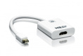 ATEN VC981-AT Конвертер, Mini DisplayPort HDMI, Mini DisplayPort HDMI, Male Female, без Б.П., 3840x2160 30 Hz/1920x1200 60Hz;Макс.частота пикселизации 297 MГц;DP1.2a/HDMI 3D, Deep Color, 4K /HDCP 1.3