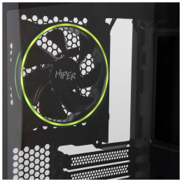 Корпус ATX HIPER PB81, Midi-Tower, без БП, черный