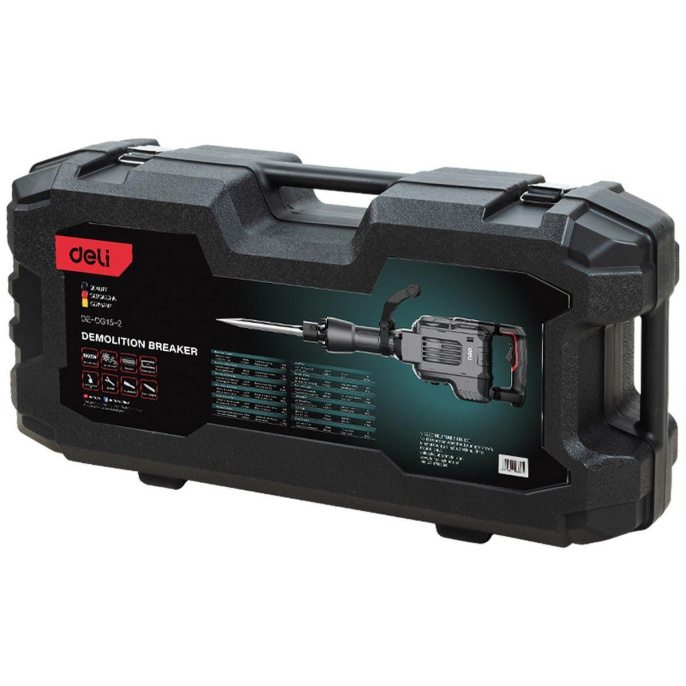 Отбойный молоток Deli DE-DG15-2E 1800Вт, 65Дж, кейс