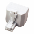 Rexant 03-0102 Двойник компьютерный UTP RJ-45 8P8C штекер - 2 гнезда