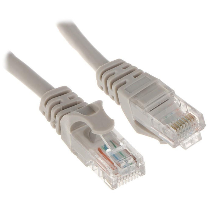 Патч-корд Bion [BPC-U5E101-50M] U/UTP, Cat.5e, AWG 26 7/0,16мм , CCA, многожильный, PVC, 50м, серый