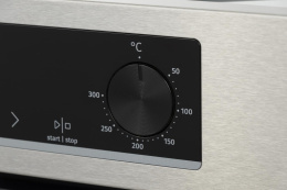 Духовой шкаф электрический Gorenje BOSB6737E06X,  77л,  дверца с 2 стеклами,  нержавеющая сталь/черный