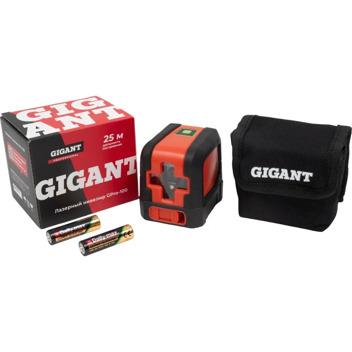 Лазерный нивелир 2 луча Gigant GPro-100