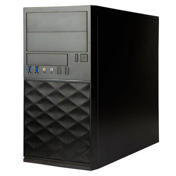 Корпус Mini Tower InWin EFS052 Black U3*2+A HD + front fan holder + Screwless mATX без блока питания (6184502)