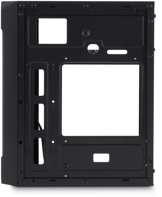 Корпус Оклик OCC-MN301 черный без БП mATX 1x80mm 2x120mm 1xUSB2.0 1xUSB3.0 audio