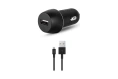 Автомобильное зарядное устройство TTEC SmartCharger 2.1A In-Car Charger с кабелем USB-C. Цвет: черный 2CKS20CS