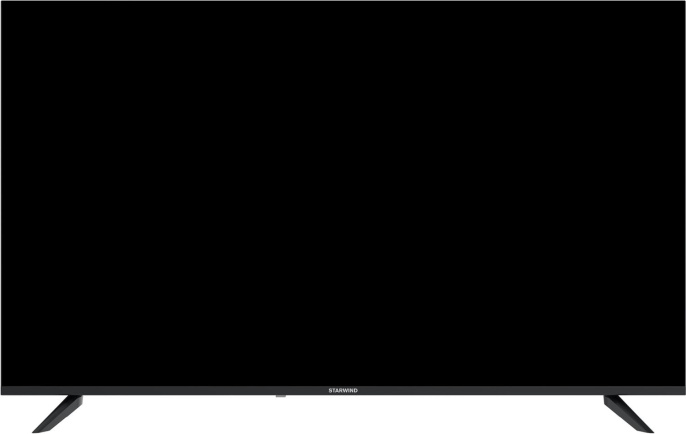 55" Телевизор StarWind SW-LED55UG403 4K Ultra HD, СМАРТ ТВ, YaOS, черный