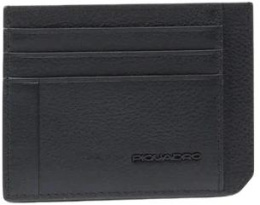 Чехол для кредитных карт Piquadro Russel PP2762W137R/N черный натур.кожа