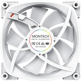 Вентилятор 140mm Montech AX140 PWM MNT-AX140-W / 4pin PWM / 140x140x25mm HDB / 800-1600rpm / White