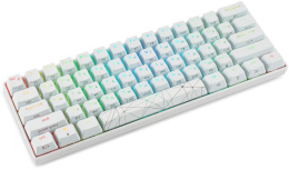 Клавиатура GMNG GG-KB505XW, беспроводная, USB, Bluetooth/Радиоканал,  механическая, белый [1910522]