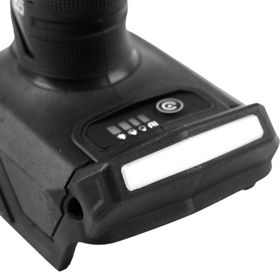 Дрель-шуруповерт TEH TDBL1020 (напряжение 20V, обороты: 0-500/2100 об/мин, крутящий момент 100Нм, быстрозажимной патрон 13 мм, в комплекте крюк для ремня, поставляется в коробке без АКБ и ЗУ)