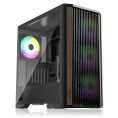 Корпус без блока питания Case Raijintek AGOS MAX-MS4, Midi-Tower, TG, 4x140mm ARGB, 2xUSB 3.0 + 1xUSB Type-C, E-ATX, ATX, mATX, mITX Black 0R20B00261