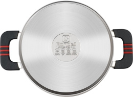 Кастрюля 1.2л Rondell Stripes RDS-1636, нержавеющая сталь, с крышкой