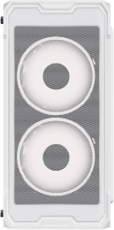 Корпус mATX Oklick OCC-MN302F, Mini-Tower, без БП, белый