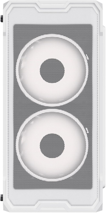 Корпус mATX Oklick OCC-MN302F, Mini-Tower, без БП, белый