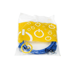 Патч-корд Bion [BPC-U5E101-3M-BL] U/UTP, Cat.5e, AWG 26 7/0,16мм , CCA, многожильный, PVC, 3м, синий