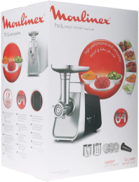 Мясорубка Moulinex ME306832 1600Вт черный/серебристый (8010000095)