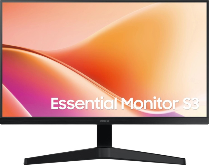 24" Монитор Samsung Essential S3 S24F330EAIXCI,  1920x1080,  VA,  100Гц,  1хHDMI,  черный [ls24f330eaixci]