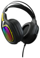 Гарнитура игровая GMNG HS-L630G,  для компьютера, мониторные,  проводные, черный  / желтый [1533561]