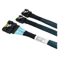 КАБЕЛЬ-ПЕРЕХОДНИК Lr-Link SFF-8654 8i/SFF-8654 4i*2-0.8M LRSF5454 8i/4i -0.8M