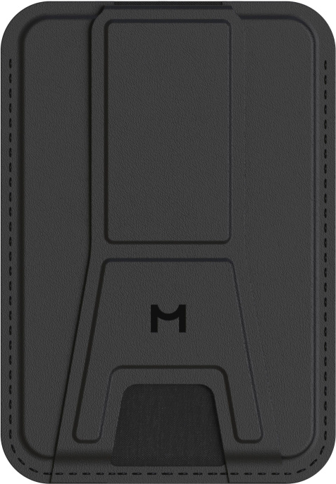 Кошелек-кардхолдер Magssory Duo ACL011 Midnight ACL011m вмещает до 3-х пластиковых карт, совместимость с MagSafe, складная многофункциональная подставка