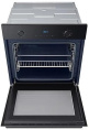 Духовой шкаф электрический Samsung NV68A1145RK/WT,  68л,  дверца с 3 стеклами,  черный
