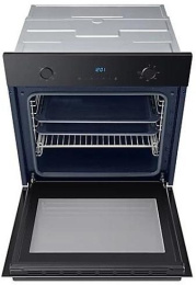 Духовой шкаф электрический Samsung NV68A1145RK/WT,  68л,  дверца с 3 стеклами,  черный