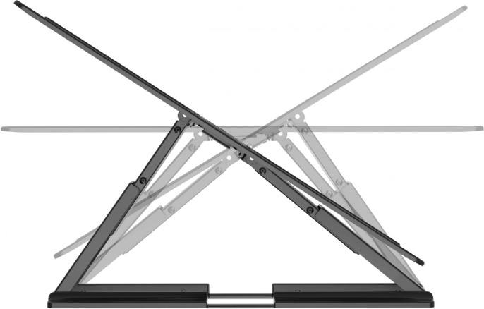 Кронштейн для телевизора Hyundai SL-F1 черный 43"-90" макс.50кг настенный поворотно-выдвижной и наклонный (HMS90FD350BK16)