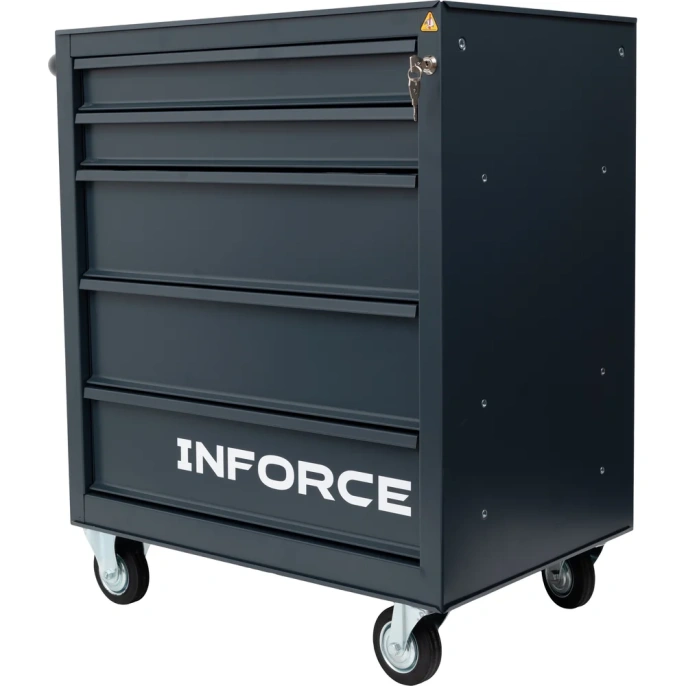 Инструментальная тележка Inforce 5 ящиков, габариты без упаковки 745х465х825мм 06-01-14