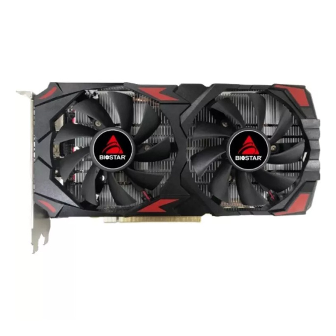 Видеокарта Biostar RX 580 8GB GDDR5 (VA5815RQ82) (Radeon RX 580, PCI Express 3.0, 8GB GDDR5, 256bit, 1750MHz, 2048sp, 1хHDMI, 2хDisplayPort, PSU 450W, 1x8pin, 2 Slot)