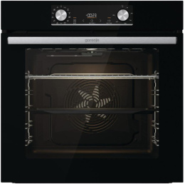Духовой шкаф электрический Gorenje BOX6737E01BG, 77л, дверца с 2 стеклами, черный