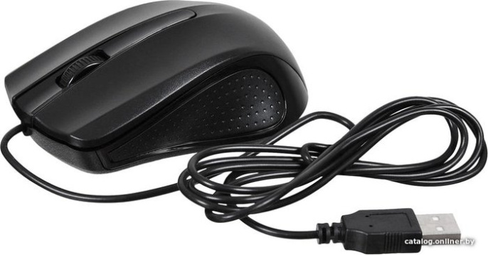 Мышь Acer OMW010 черный оптическая 1200dpi USB 3but (ZL.MCEEE.001)